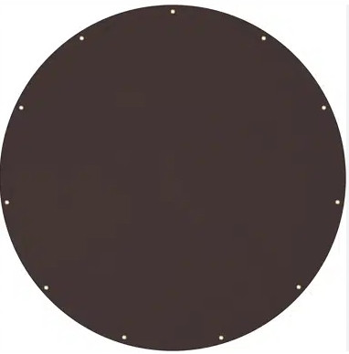 Kakovostna okrogla rjava prekrivna ponjava 4x4 m, 180g/m2
