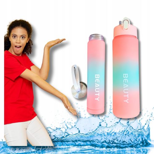 Univerzalna steklenica za vodo 1000 ml roza