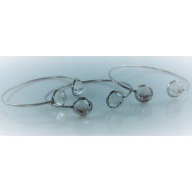 Kirurška zapestnica iz nerjavečega jekla SWAROVSKI