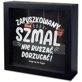 PRAKTIČNA ČRNA SKARBONKA ZA PRIHRANEK ZA ROJSTNI DAN