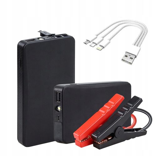 POWER BANK JUMP STARTER IN ZAGONSKE KLEME 10000mAh + SVETILKA