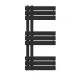 REBISON Sophia 850 × 400 mm črni kopalniški radiator | 275 W, spodnji priključek