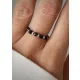 Elastični prstan s črnim turmalinom