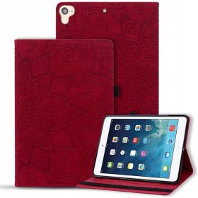   Etui za iPad 6. in 5. generacijo 9,7" 2018/2017, zaščitna torbica s funkcijo stojala - mandala rdeča