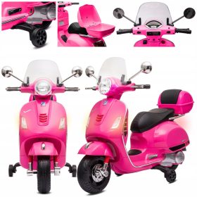   Otroški skuter Vespa na baterijo s torbico za MP3 microSD Sun Baby