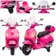 Otroški skuter Vespa na baterijo s torbico za MP3 microSD Sun Baby