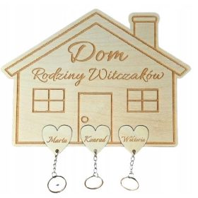 Ključnica z gravuro za dom, darilo ob vselitvi