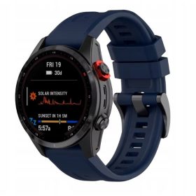   PASEK SILIKONOWY DLA ZEGARKÓW GARMIN ZE ZŁĄCZEM 26 MM QUICK FIT GRANATOWY