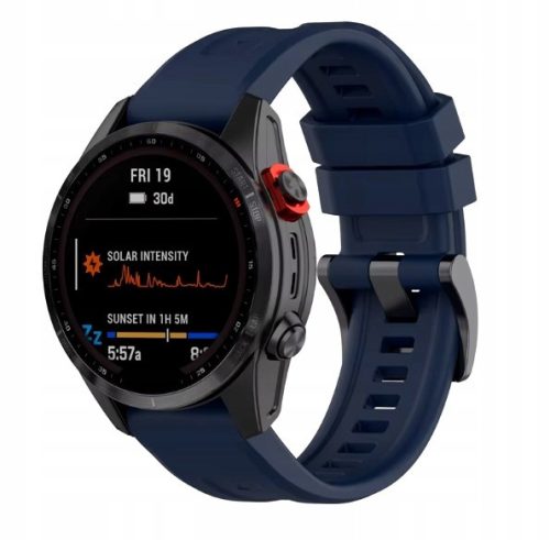 PASEK SILIKONOWY DLA ZEGARKÓW GARMIN ZE ZŁĄCZEM 26 MM QUICK FIT GRANATOWY
