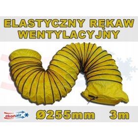 TULJAK ZRAKA GRELNIKA OLJA dia. 255 mm/3 m