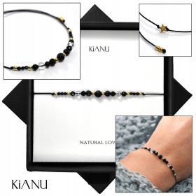 Zapestnica Onyks Kryształ Turmalin