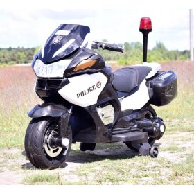   ELEKTRIČNI POLICIJSKI MOTOR ZA OTROKE, 12V BATERIJA, 90W MOČ, KLJUČ