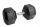 Fiksna utež 1x30kg, gumirana litina, 30kg HEX, za trening SOLID