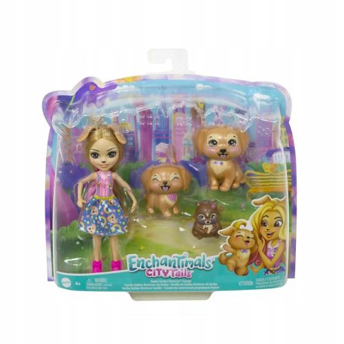 Enchantimals City Tails Družinska Lutka Gerika Golden Retriever