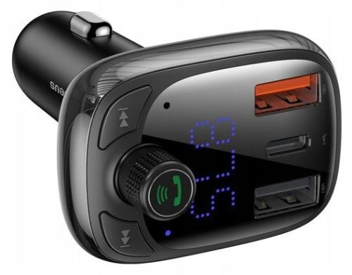  Baseus S-13 Bluetooth avtooddajnik MP3 avtopolnilec 2xUSB