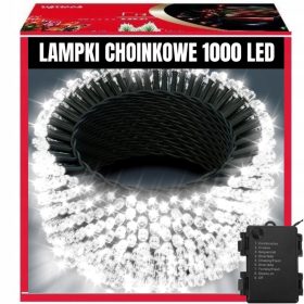   Božične lučke za zunanjo in notranjo uporabo 1000LED 68m - hladno bele lučke