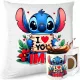 LILO IN STITCH STITCH ANGEL SET SKODELICA ZA OTROKE BLAZIN DARILNI SET ZA ROJSTNI DAN 3