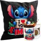 SET ČRNA BLAZINA SKODICA LILO IN STICH STITCH ANGEL OTROŠKO DARILO 3