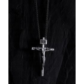  Srebrni križ KRIŽANJE JEZUSA KRISTUSA. INRI