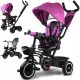 Roza tricikel s streho Tiny Bike 3v1 SP0650