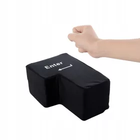 PODUSZKA ZA ANTISTRES ENTER KEY USB VELIKA ČRNA