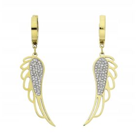 ZLATI UHANI, KIRURŠKO JEKLO 316L, KRILA