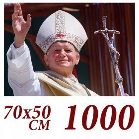    Sestavljanka Janez Pavel II, 1000 kosov, 50x70 cm. Lepa škatla. št.2