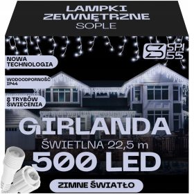 Svetlobna zavesa LED SPI 55 icicles 301 - 500 luči