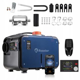 8KW parkirni grelec na olje 12V 24V z Bluetooth WEBASTO