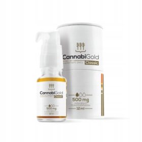 CannabiGold Classic 500 mg CBD konopljino olje 12 ml