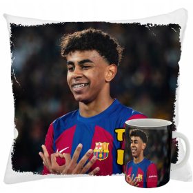 LAMINE YAMAL otroški set skodelica in blazina