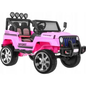   MEGA JEEP SUNSHINE SPORT - ELEKTRIČNI VOZIČEK Z AKUMULATORJEM 12V IN DALJINSKIM UPRAVLJANJEM MOČI 180W