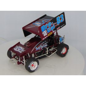   2002 SAMMY SWINDELL #83 BEEF PACKERS 30-LETNI WINGED SPRINT CAR 1:18