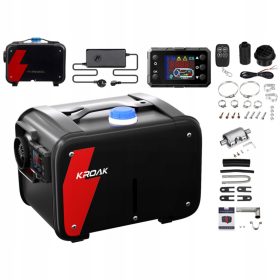   NAGRZEWNICA NA OLEJ 8KW 230V 12/24V PARKIRNO OGREVANJE MOČNO LCD PUHALO