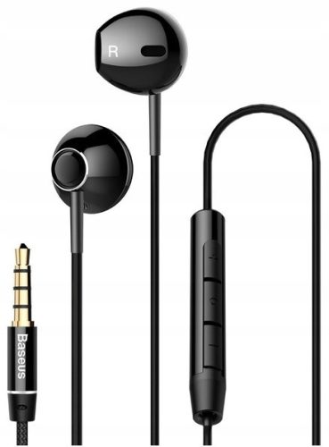  BASEUS ŽIČNE SLUŠALKE MINI JACK 3,5 MM Z MIKROFONOM IN GONILNIKOM