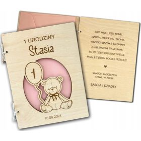 Darilna kartica za rojstni dan fantka in punčke za 2-9 let