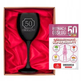 Vinski set za 50. rojstni dan - Darilo za ženske
