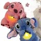 Roza Stitch, dihajoča igrača medvedek za pomirjanje spanja Vidra za otroke