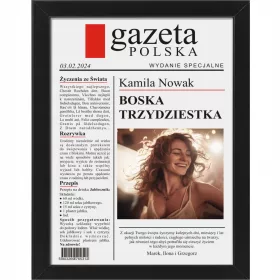   Okvirna darila za rojstni dan za ženske - personaliziran plakat v črni okvirji A4
