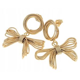  3638 18k pozlačeni zlati uhani Xuping viseče pentlje