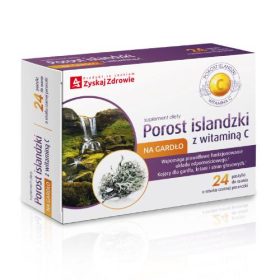 Zdravje iz Islandskega lišaja z vitaminom C 24 pastil