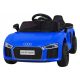 Avtomobil na akumulator Audi R8 za otroke modra z daljinskim upravljalnikom, EVA kolesi, brezplačnim zagonom in MP3 predvajalnikom