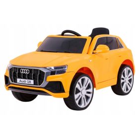   Audi Q8 Električni otroški dvigalo Yellow EVA z daljinskim upravljalnikom in MP3 predvajalnikom