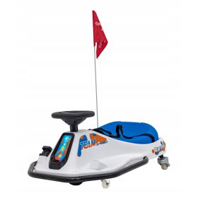    Otroško dirkalno drifter vozilo na baterijski pogon Bela zvočna funkcija driftanja