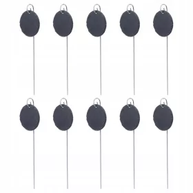    Etikete za rastline 10 kosov visečih etiket iz skrilavca vrtni znaki iz skrilavca okrogli