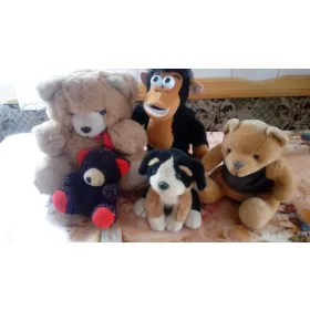 Plišasti set 6 živali za igro