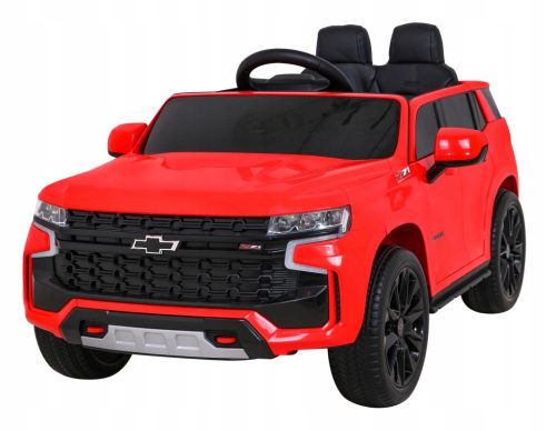Električni avto Chevrolet Tahoe za otroke, rdeč daljinski upravljalnik EVA Radio