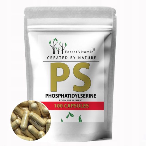 Fosfatidilserin 100 mg - 100 kapsul za možgansko funkcijo in odpornost proti stresu