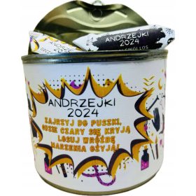   Andrzejkove vedeževanje za otroke v kovinski škatli 20 kosov