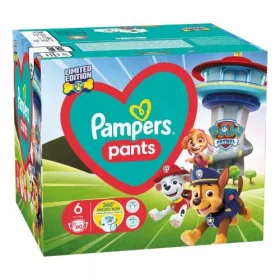  Pampers Hlačne plenice Paw Patrol, velikost 6, 14-19 kg, 60 kosov